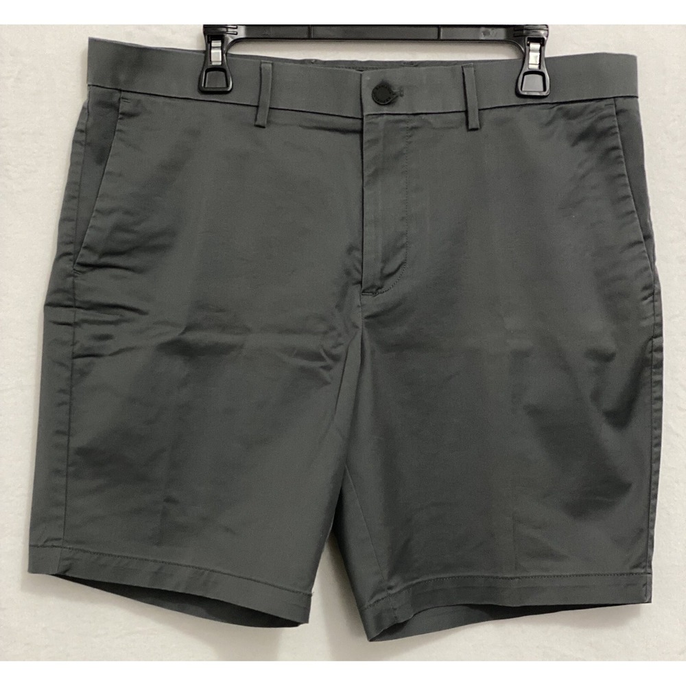 Banana Republic Aiden Core Temp Men's 38 Stretch Performance Golfer Shorts Gray